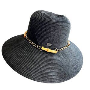 HBY Miami Black And Bamboo Sun Hat